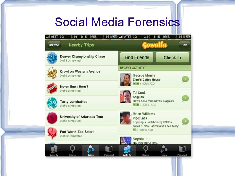 Social Media Forensics 