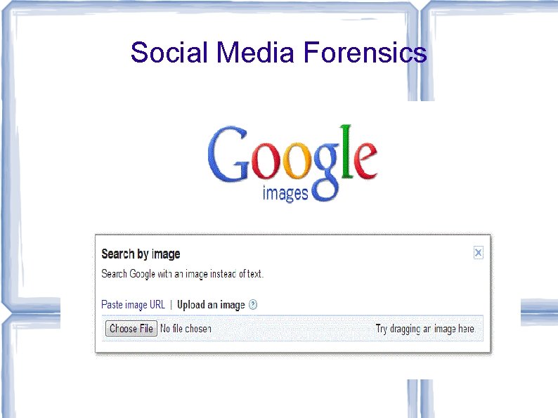 Social Media Forensics 