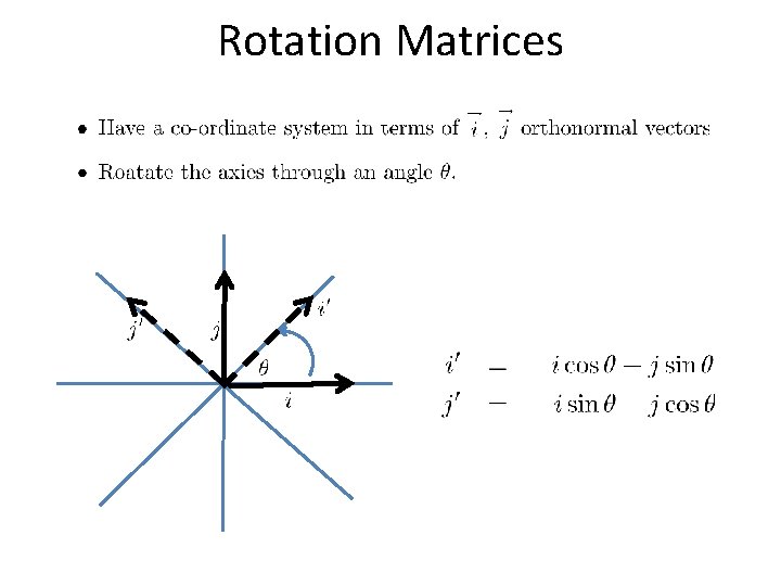 Rotation Matrices 