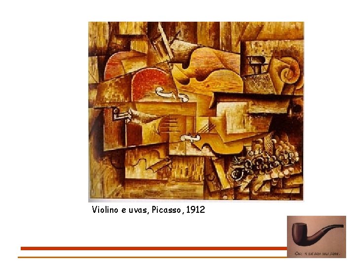 Violino e uvas, Picasso, 1912 