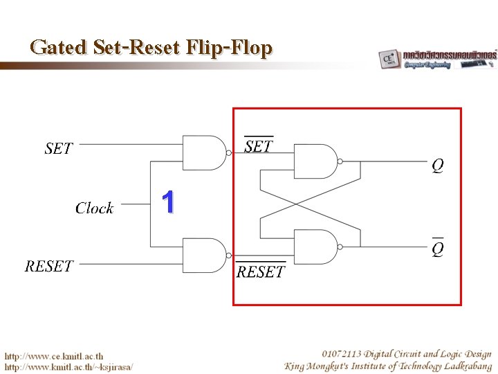 Gated Set-Reset Flip-Flop 1 