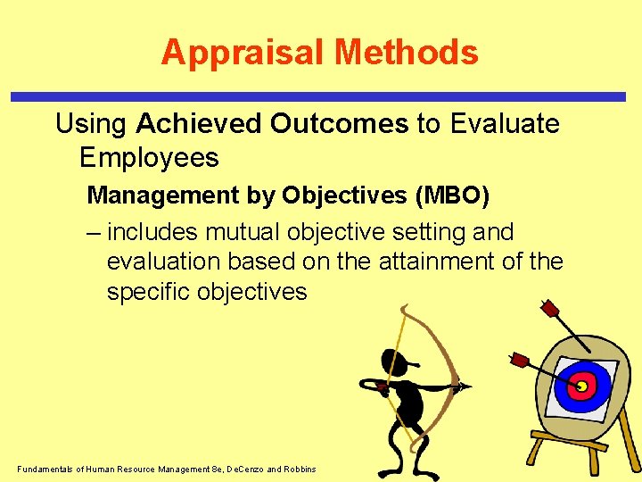 Appraisal Methods Using Achieved Outcomes to Evaluate Employees Management by Objectives (MBO) – includes