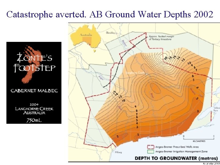 Catastrophe averted. AB Ground Water Depths 2002 