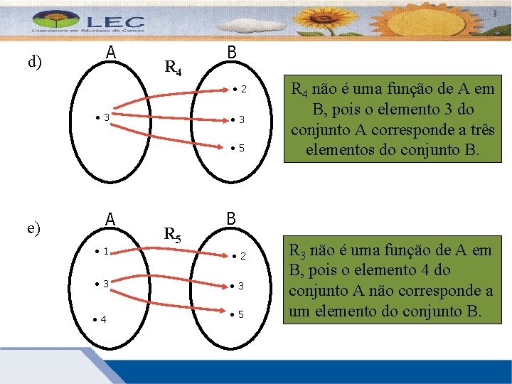 d) A R 4 B • 2 • 3 • 5 e) A • d) A R 4 B • 2 • 3 • 5 e) A •
