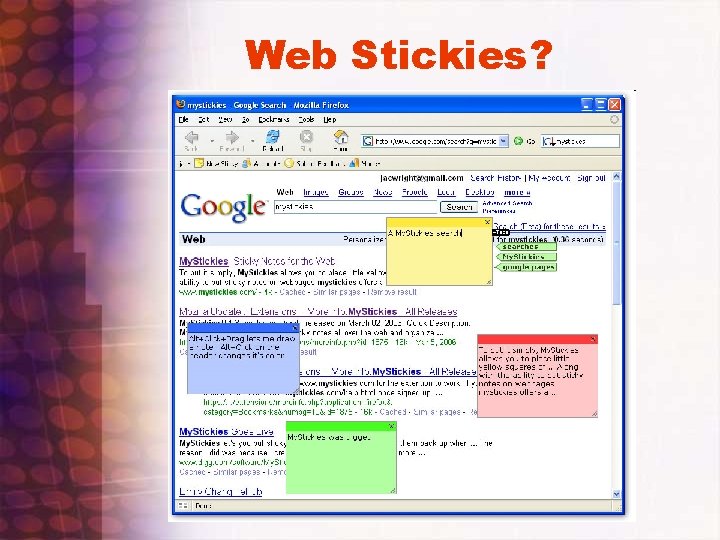 Web Stickies? 