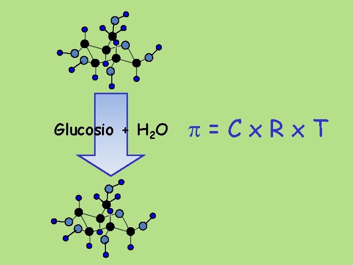 Glucosio + H 2 O =Cx. Rx. T Glucosio + H 2 O =Cx. Rx. T