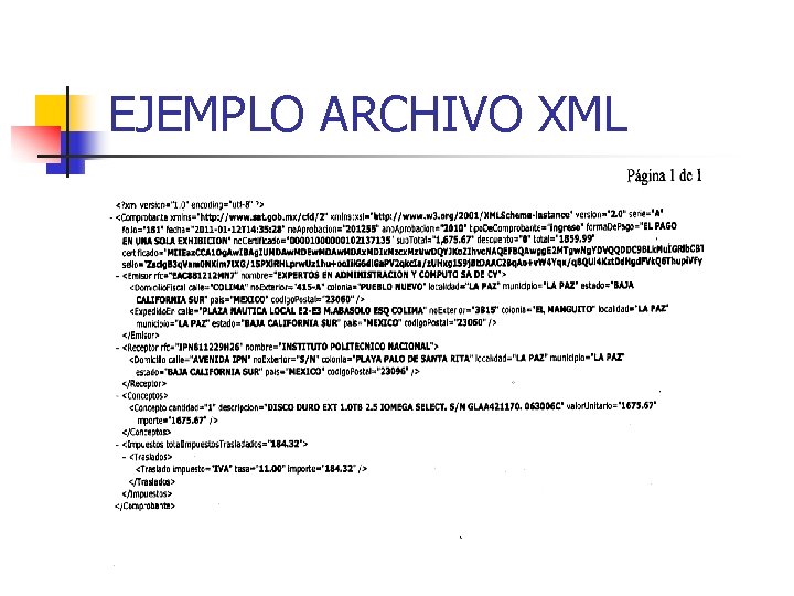 EJEMPLO ARCHIVO XML 