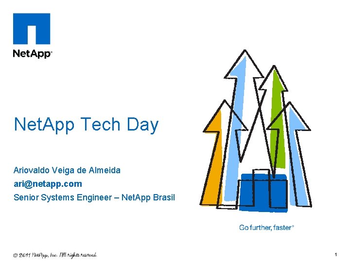 Net. App Tech Day Ariovaldo Veiga de Almeida ari@netapp. com Senior Systems Engineer –