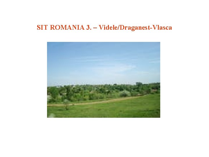 SIT ROMANIA 3. – Videle/Draganest-Vlasca 