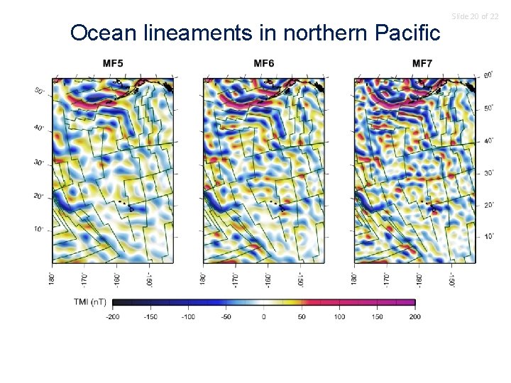 Ocean lineaments in northern Pacific Slide 20 of 22 