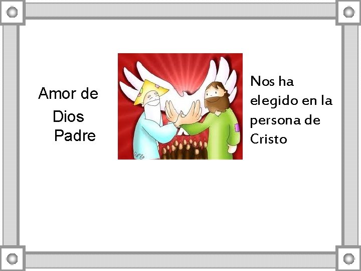 Amor de Dios Padre Nos ha elegido en la persona de Cristo Amor de Dios Padre Nos ha elegido en la persona de Cristo