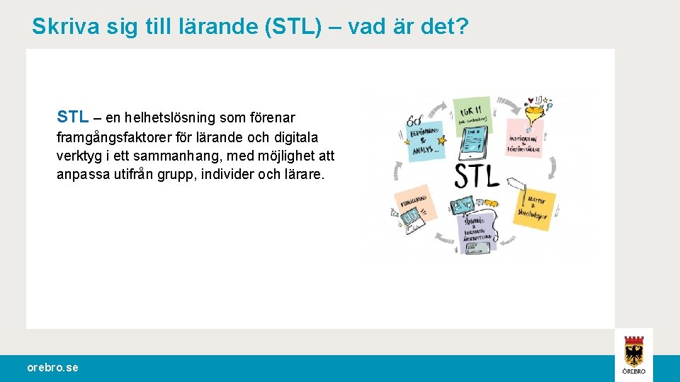 Skriva sig till lärande (STL) – vad är det? STL – en helhetslösning som