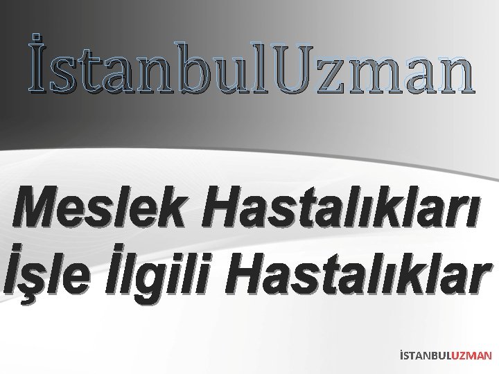 İstanbul. Uzman İSTANBULUZMAN 