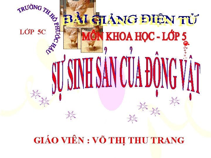 LỚP 5 C GIÁO VIÊN : VÕ THỊ THU TRANG 