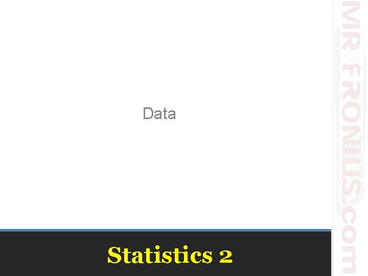 Data Statistics 2 