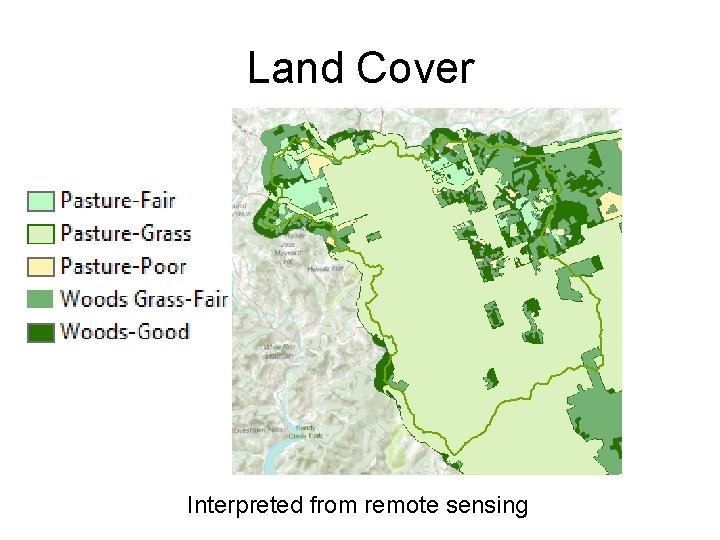 Land Cover Interpreted from remote sensing 