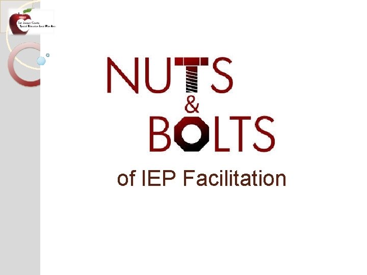 of IEP Facilitation 