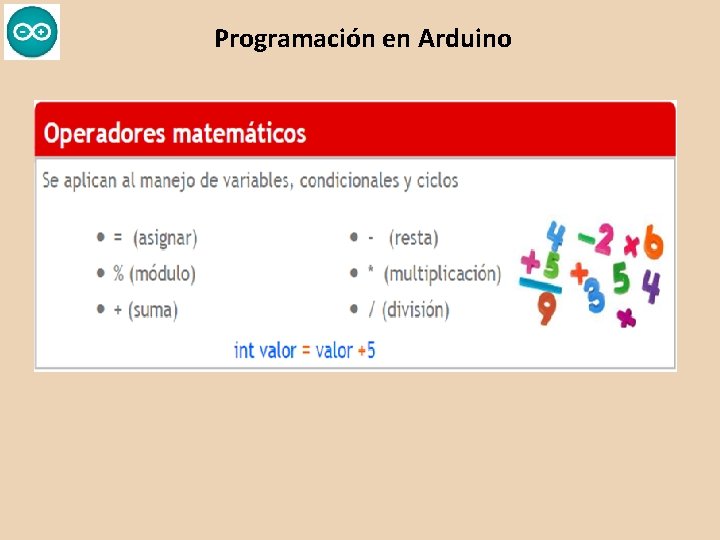 Programación en Arduino 