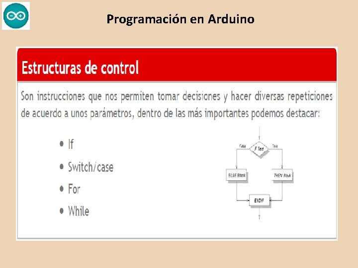 Programación en Arduino 