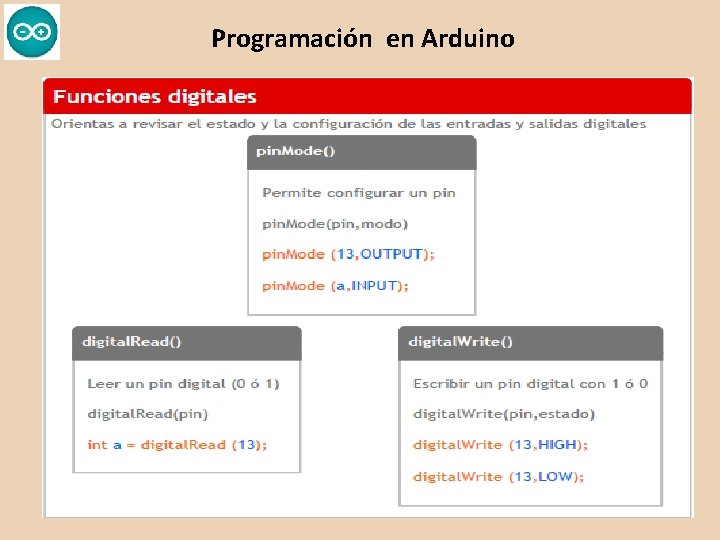 Programación en Arduino 