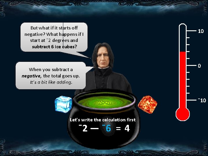 But what if it starts off negative? What happens if I start at ˉ2 But what if it starts off negative? What happens if I start at ˉ2