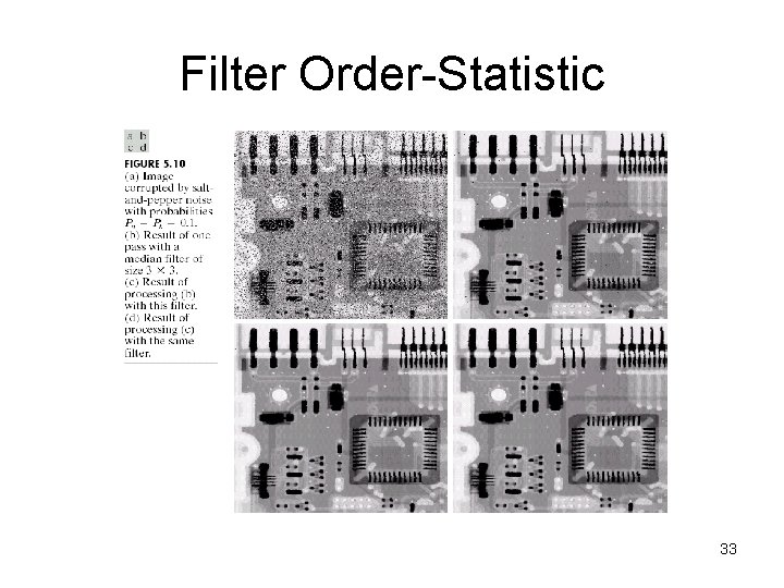 Filter Order-Statistic 33 