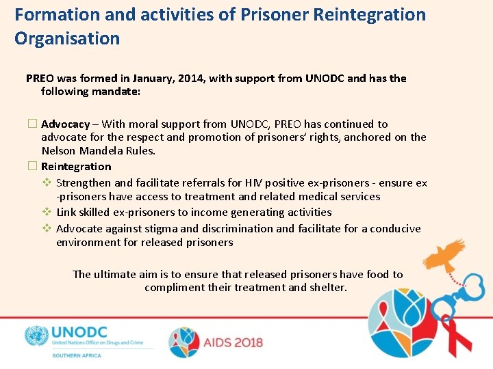 Formation and activities of Prisoner Reintegration Organisation PREO was formed in January, 2014, with