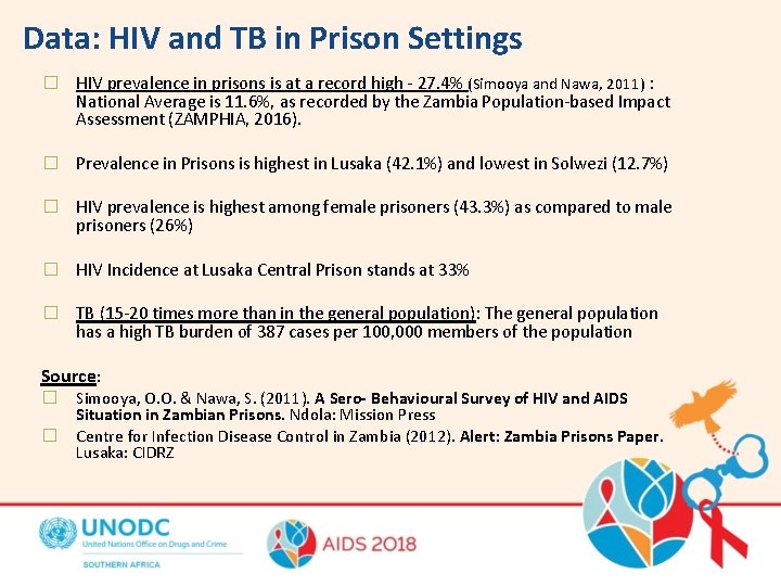 Data: HIV and TB in Prison Settings � HIV prevalence in prisons is at