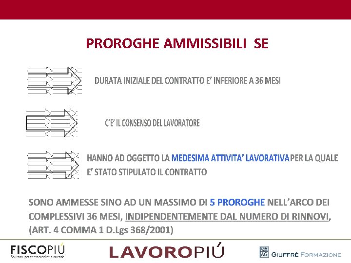  PROROGHE AMMISSIBILI SE 