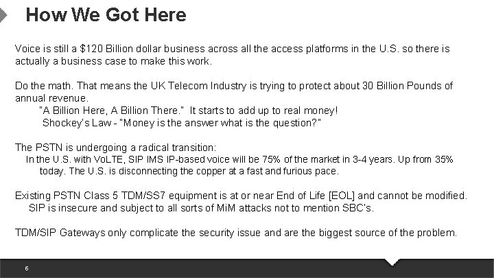 How We Got Here Voice is still a $120 Billion dollar business across all How We Got Here Voice is still a $120 Billion dollar business across all