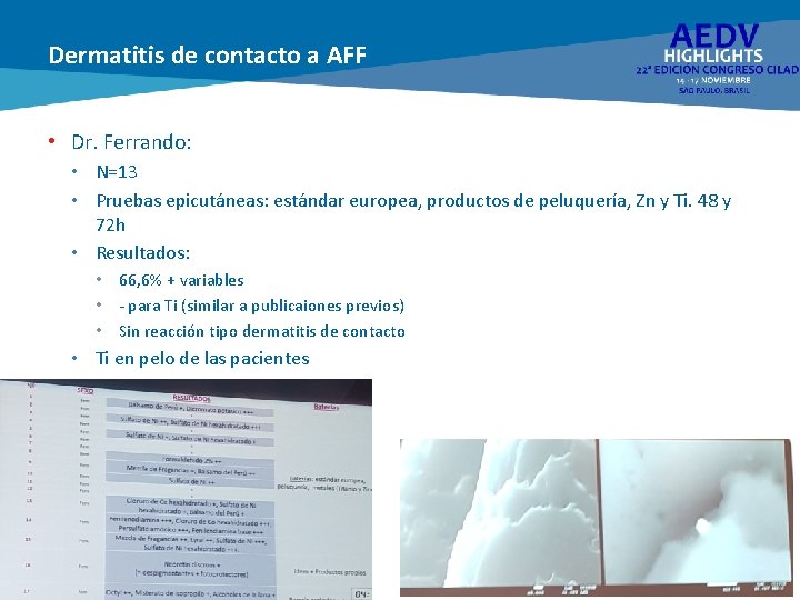 Dermatitis de contacto a AFF • Dr. Ferrando: ¿Los fotoprotectores están desencadenando una respuesta