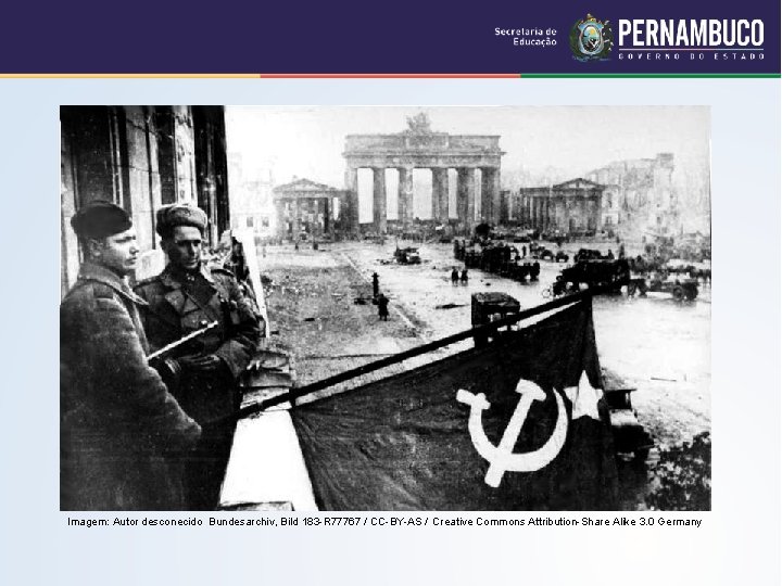 Imagem: Autor desconecido Bundesarchiv, Bild 183 -R 77767 / CC-BY-AS / Creative Commons Attribution-Share