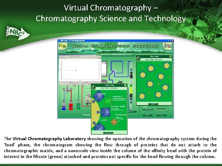 Virtual Chromatography – Chromatography Science and Technology The Virtual Chromatography Laboratory showing the operation