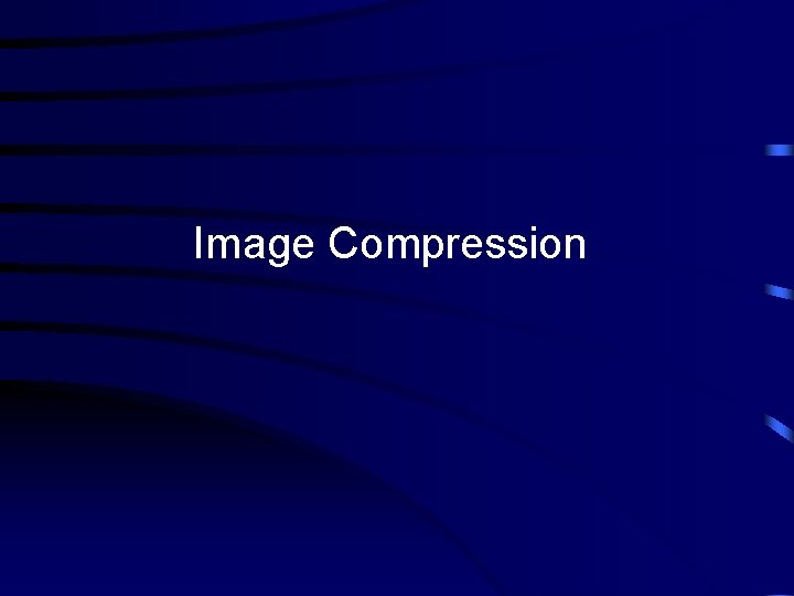 Image Compression 