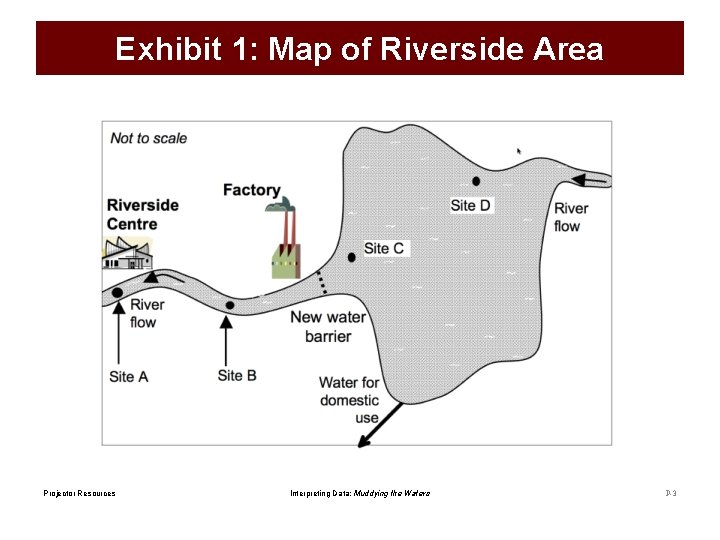 Exhibit 1: Map of Riverside Area Projector Resources Interpreting Data: Muddying the Waters P-3