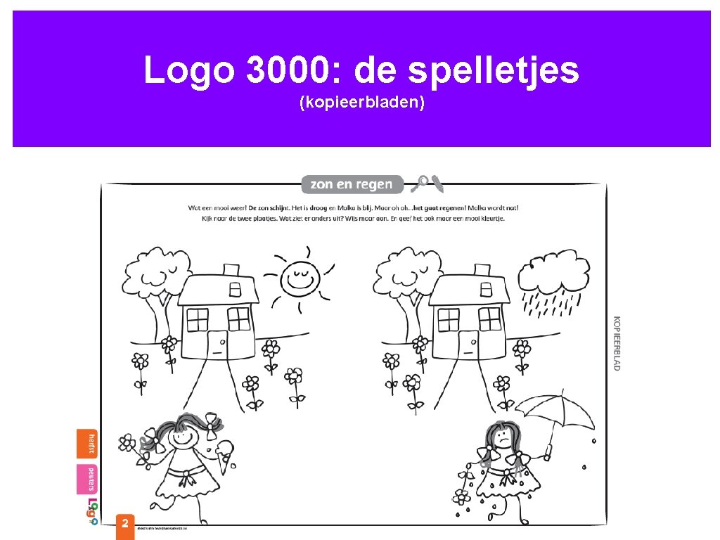 Logo 3000: de spelletjes (kopieerbladen) 