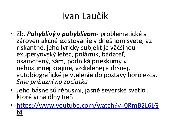 Ivan Laučík • Zb. Pohyblivý v pohyblivom- problematické a zároveň akčné existovanie v dnešnom Ivan Laučík • Zb. Pohyblivý v pohyblivom- problematické a zároveň akčné existovanie v dnešnom