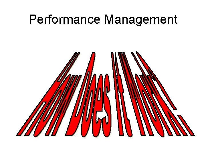 Performance Management 