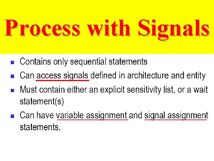 Process with Signals 
