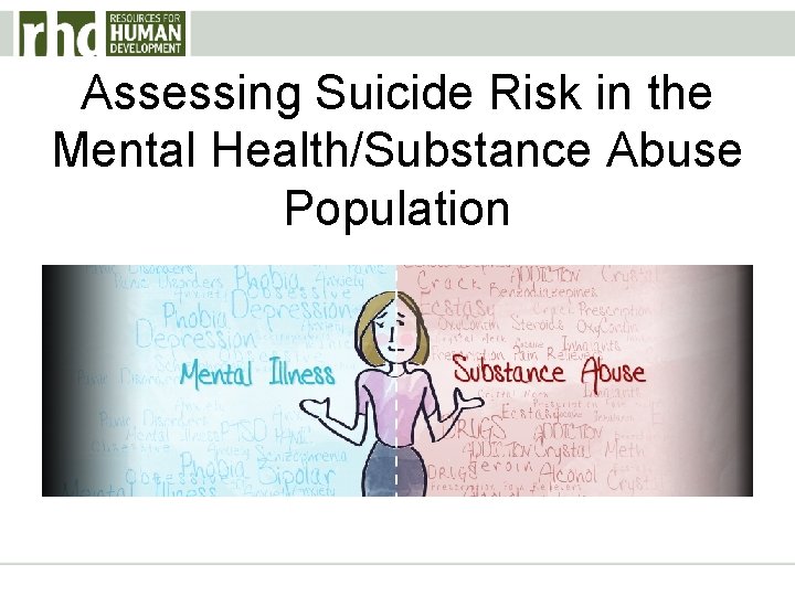 Assessing Suicide Risk in the Mental Health/Substance Abuse Population 