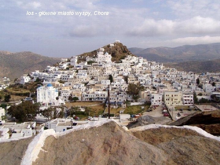 Ios - główne miasto wyspy, Chora 