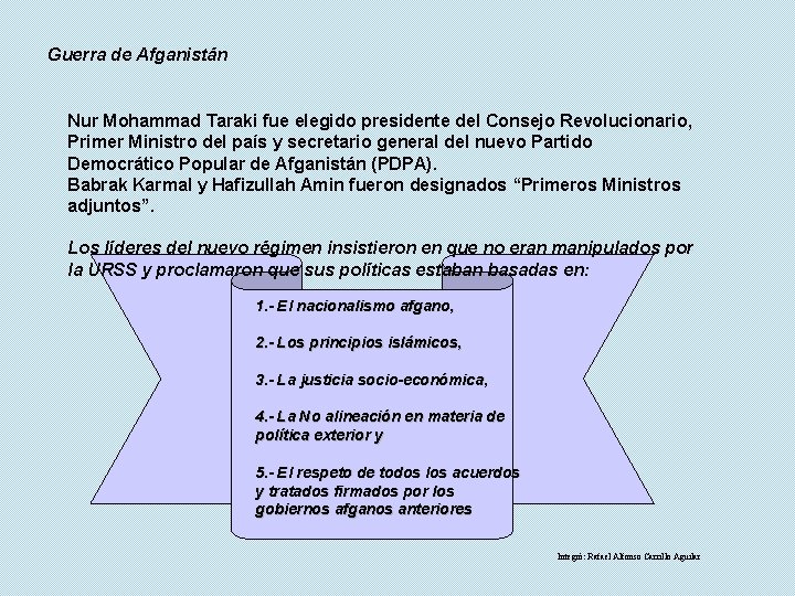 Guerra de Afganistán Nur Mohammad Taraki fue elegido presidente del Consejo Revolucionario, Primer Ministro