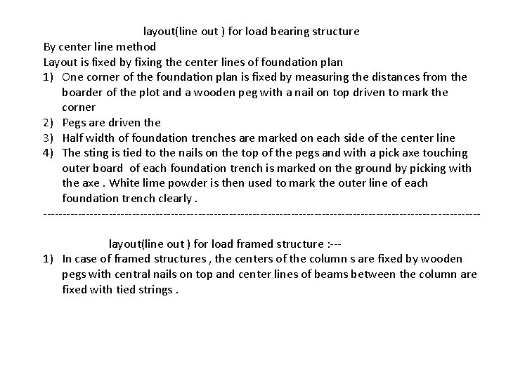 Layout Line Construction Building Construction 17308 CE 3 G Th 100