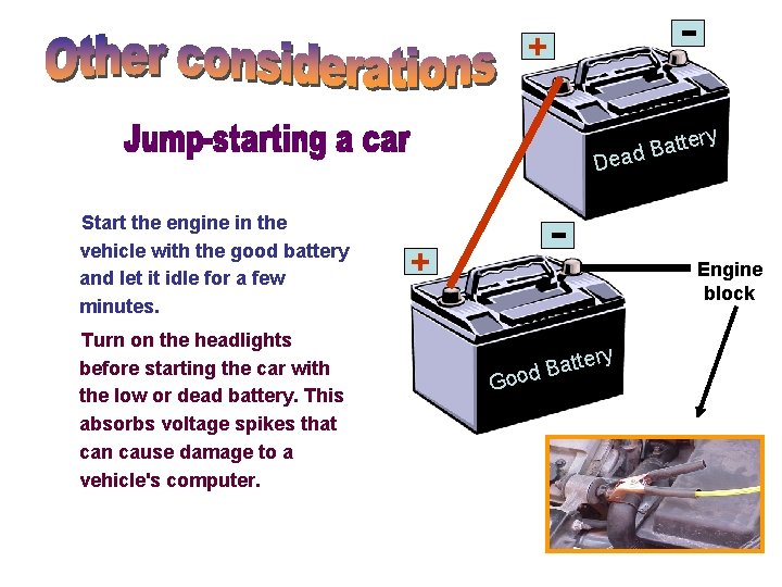 - + ry e t t a ad B De Start the engine in - + ry e t t a ad B De Start the engine in