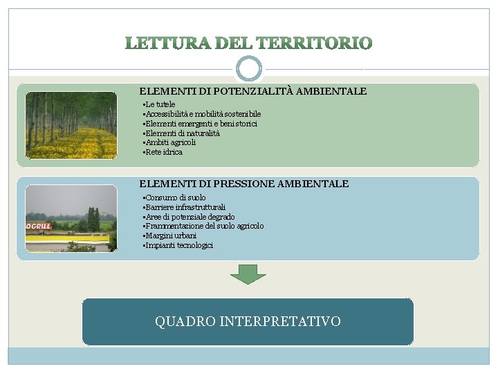 ELEMENTI DI POTENZIALITÀ AMBIENTALE • Le tutele • Accessibilità e mobilità sostenibile • Elementi