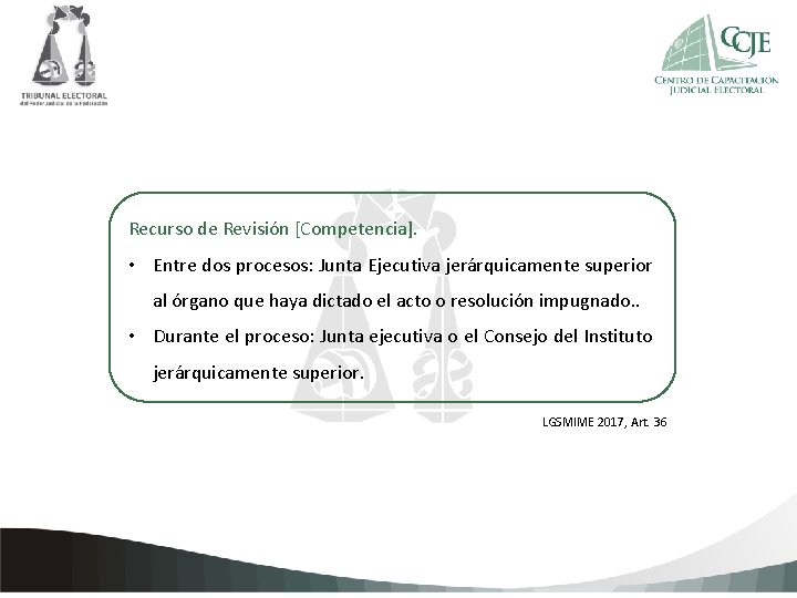 Recurso de Revisión [Competencia]. Haga clic para. Juntaagregar texto de la • Entre dos