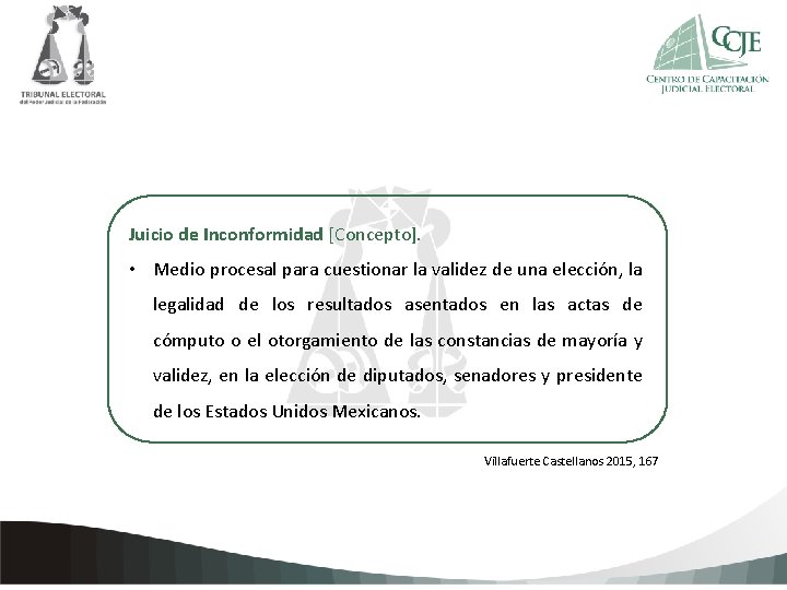 Haga clic para agregar la • Medio procesal para cuestionar la validez detexto una