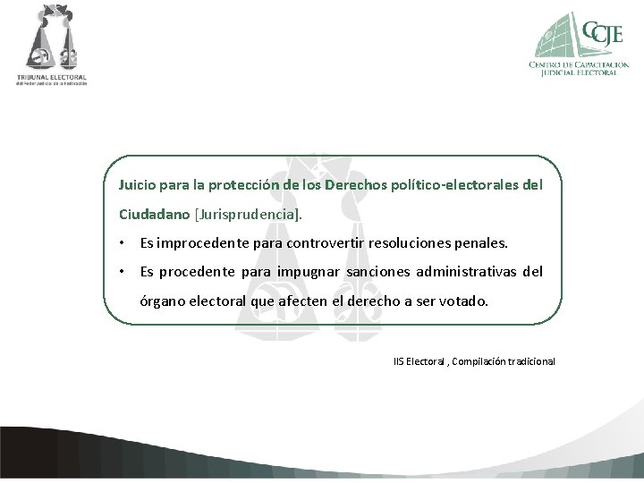 Juicio para la protección de los Derechos político-electorales del Haga. Ciudadano clic[Jurisprudencia]. para agregar