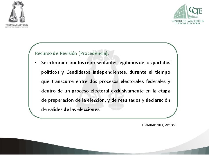 Recurso de Revisión [Procedencia]. Hagapolíticos clicy para agregar texto de la Candidatos Independientes, durante