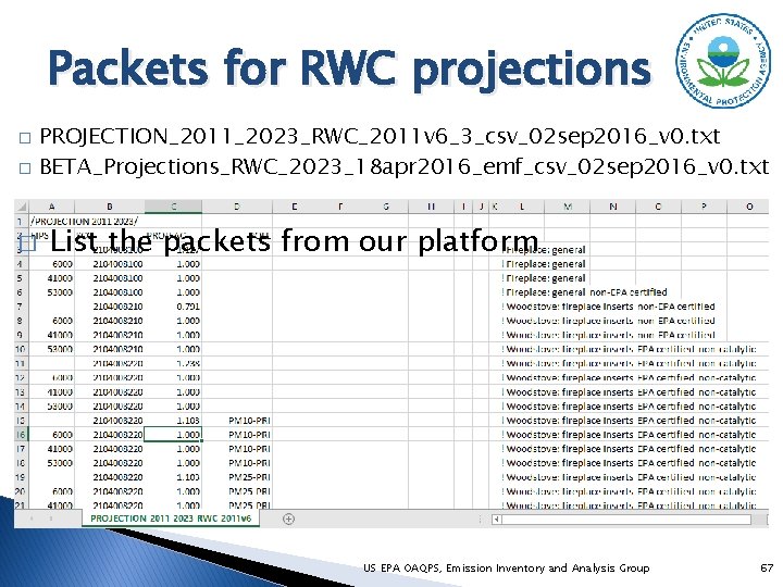 Packets for RWC projections � � � PROJECTION_2011_2023_RWC_2011 v 6_3_csv_02 sep 2016_v 0. txt